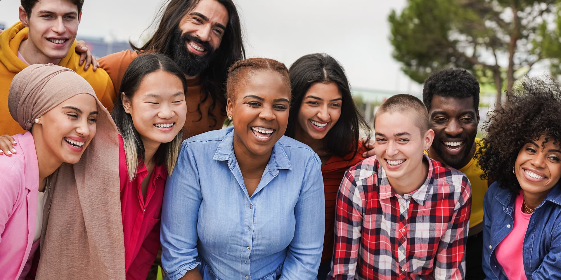 Group of diverse people