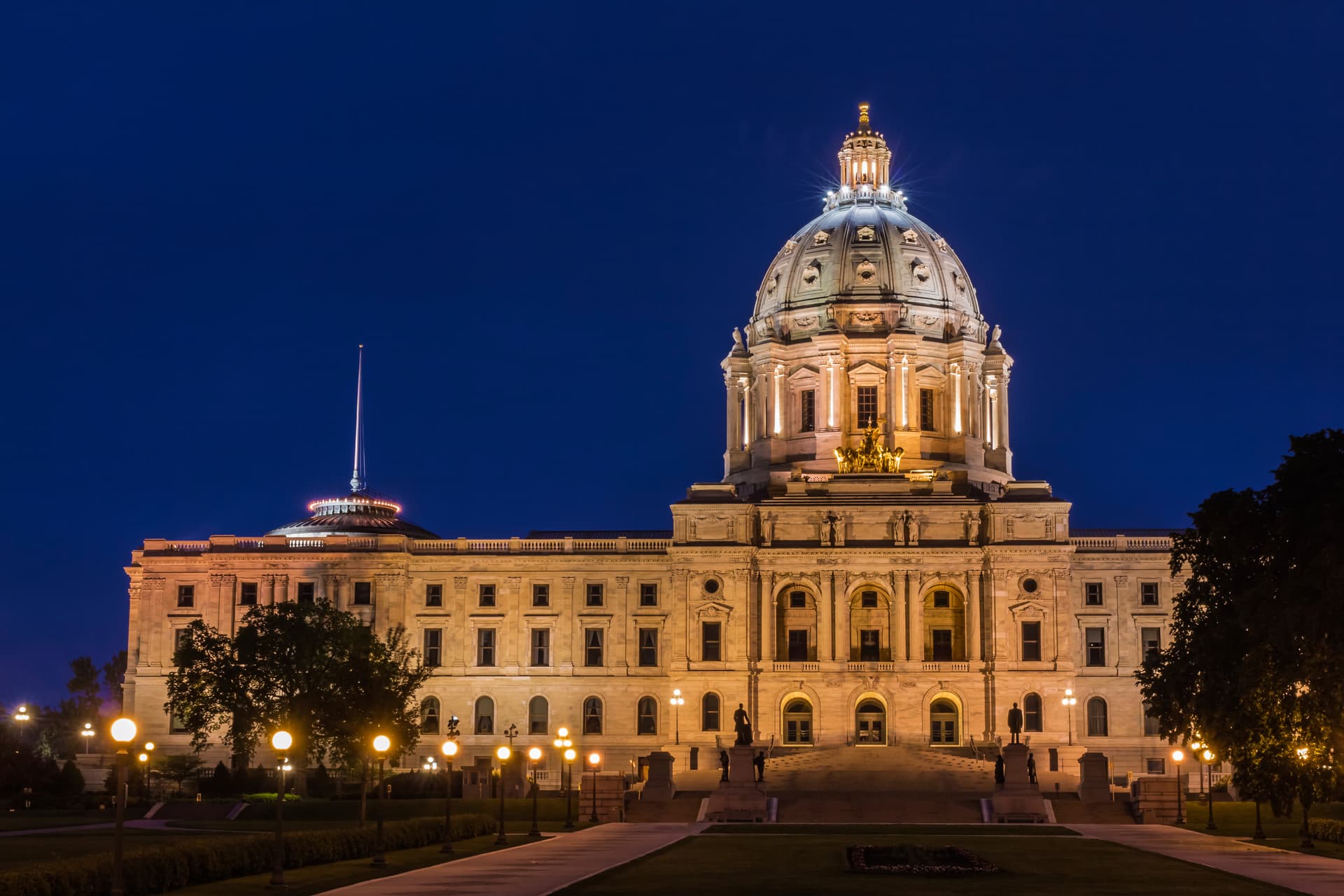 Capitol at night