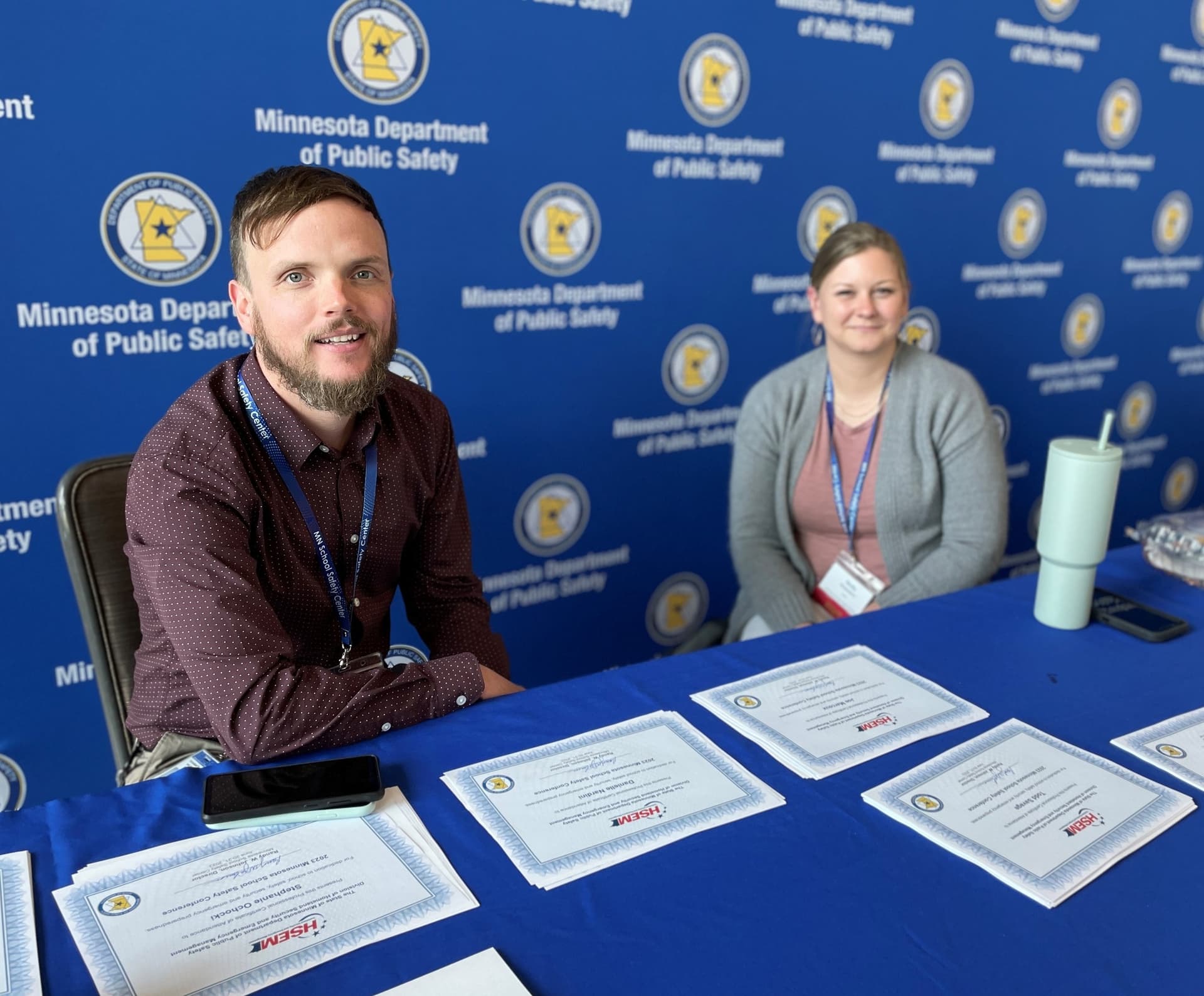 HSEM employees at a conference 